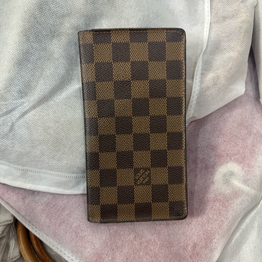 Louis Vuitton Brown Key & Card Holder Damier Ebene